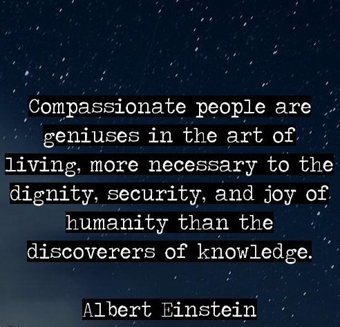 compassionate people_albert einstein